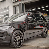 22" Vossen HF2 Black 22X10.5 22X10.5 1184 Concave Wheels Rims Fits BMW E71 E72 X
