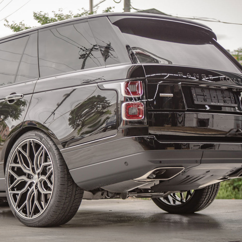 22" Vossen HF2 Black 22X10.5 22X10.5 1184 Concave Wheels Rims Fits BMW E71 E72 X