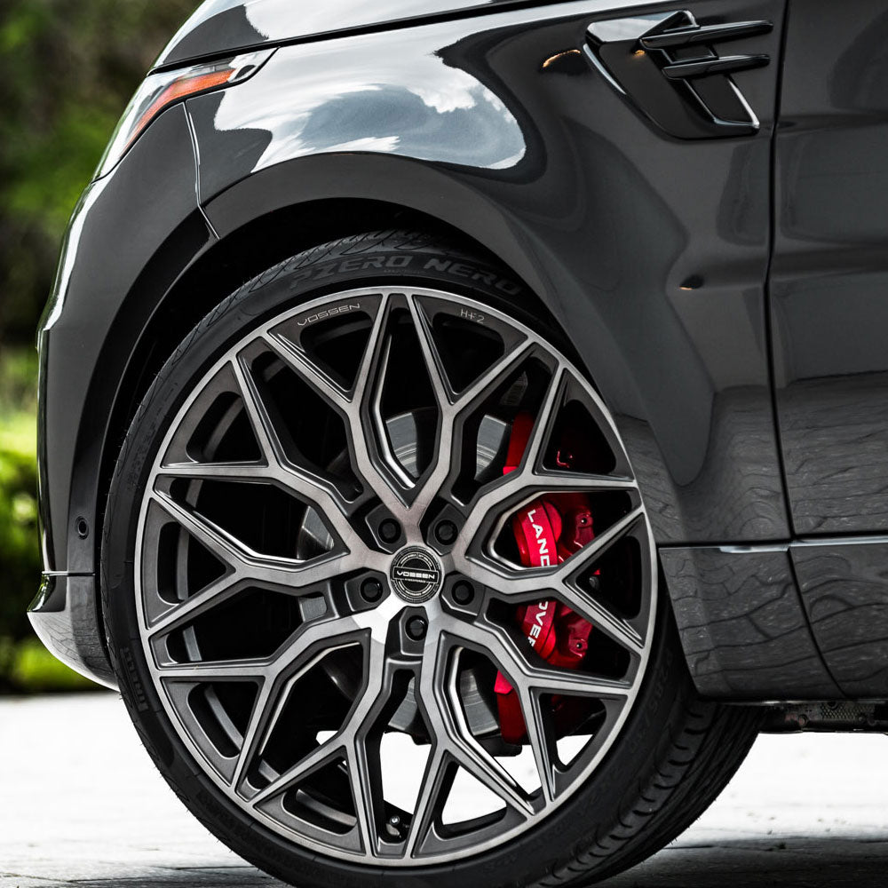 24" Vossen HF2 Grey 24X10 24X10 1029 Concave Wheels Rims Fits Toyota Sequoia 01-