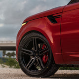 19" Vossen HF1 Black 19x9.5 19x10 1257 Concave Wheels Rims Fits BMW F80 M3