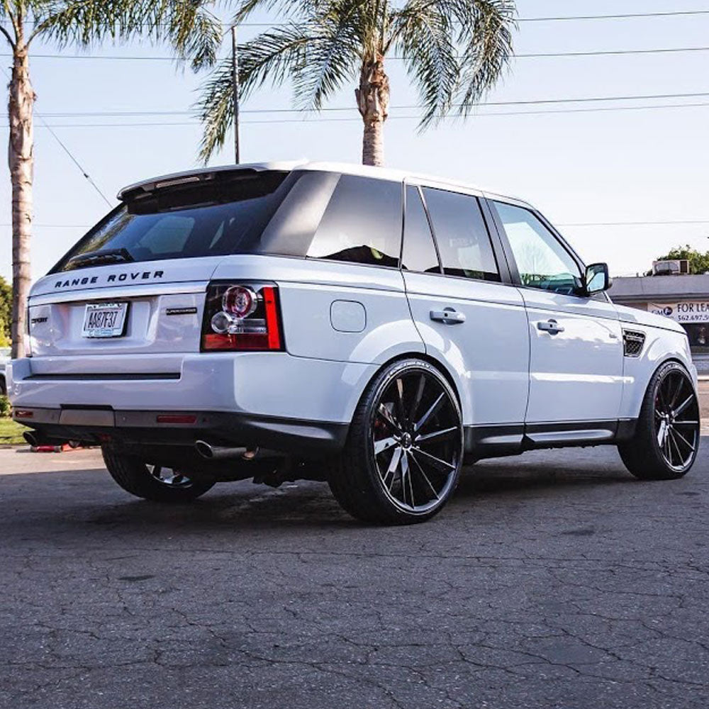 24" Koko Kuture Kapan Black 24x10 Concave Wheels Rims Fits GMC Yukon XL 1500