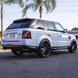 24" Koko Kuture Kapan Black 24x10 Concave Wheels Rims Fits GMC Yukon XL 1500
