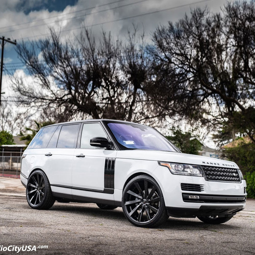 22" Koko Kuture Kapan Black 22x10.5 Wheels Rims Fits Land Rover Range Rover
