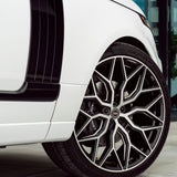 20" Vossen HF2 Black 20X8.5 20X8.5 1358 Concave Wheels Rims Fits BMW F48 X1