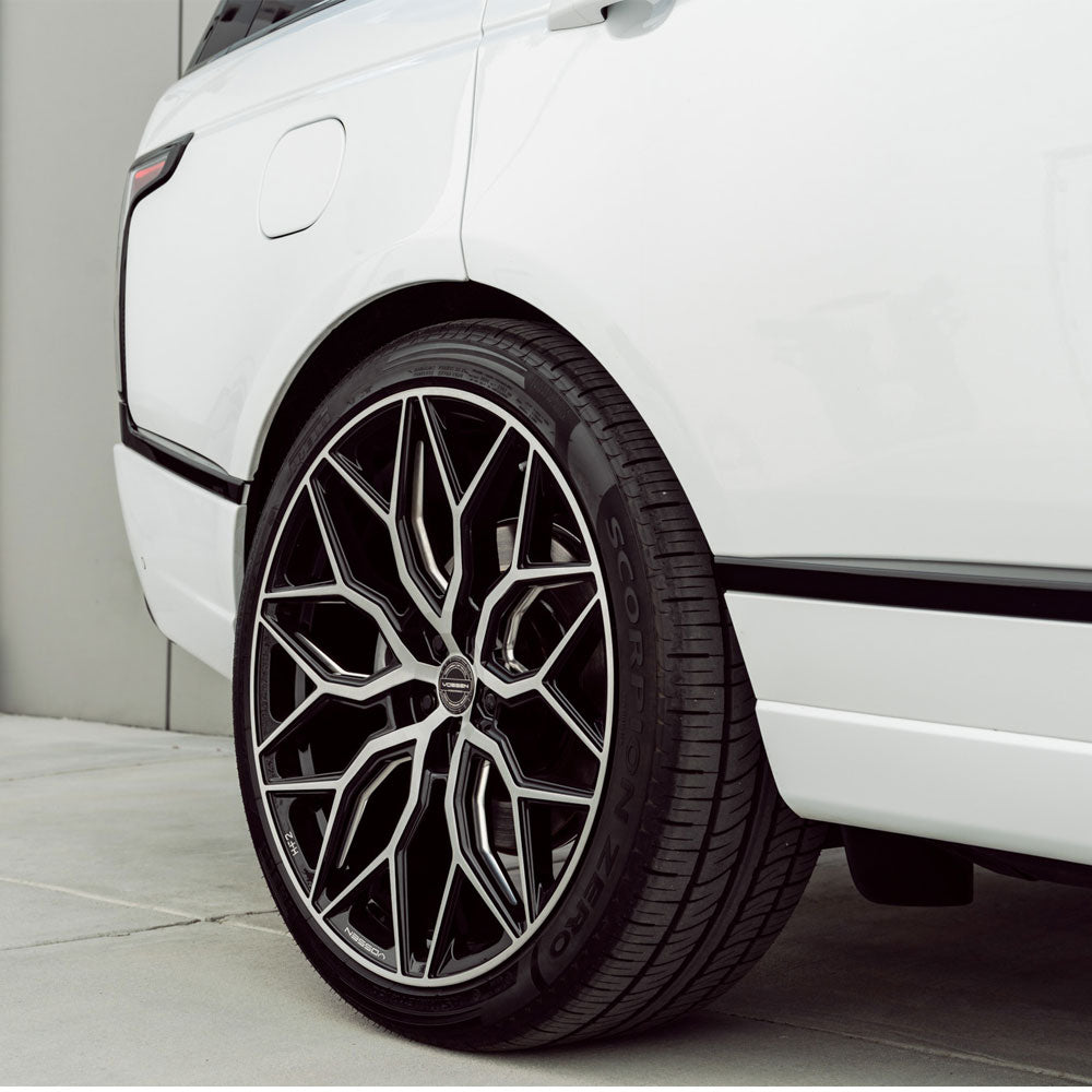 20" Vossen HF2 Black 20X8.5 20X8.5 1358 Concave Wheels Rims Fits BMW F48 X1