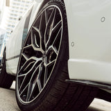 22" Vossen HF2 Black 22X9 22X10.5 1408 Concave Wheels Rims Fits Porsche Macan