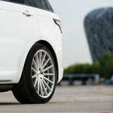 21" Vossen VFS-2 Silver 21x9 21x11 Forged Concave Wheels Rims Fits Porsche Macan