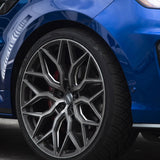 20" Vossen HF2 Black 20X9 20X9 1325 Concave Wheels Rims Fits Audi Q3