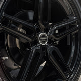 22" Vossen HF1 Black 22x10.5 22x10.5 1455 Concave Wheels Rims Fits Mercedes-Benz