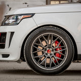 22" Vorsteiner VFF 107 Titanium Concave Forged Wheels Rims Fits BMW E70 X5