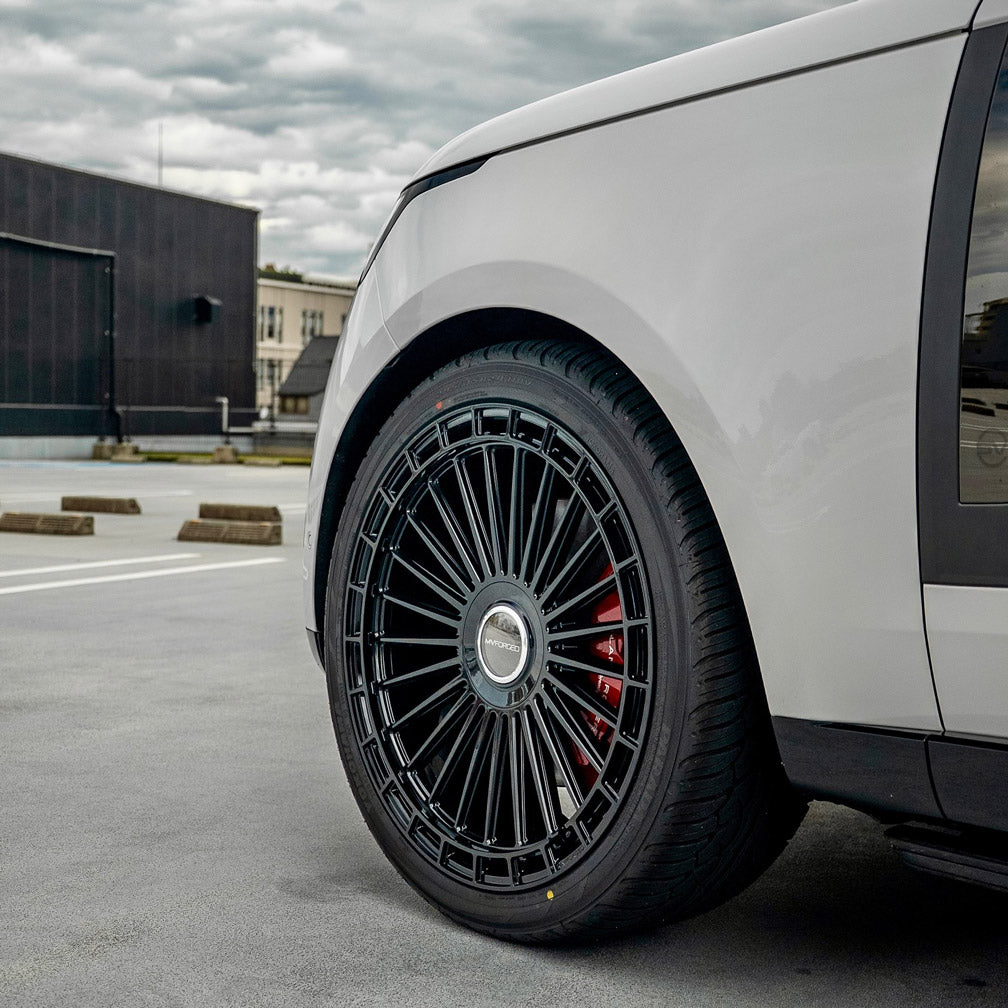 22" MV Forged MVF40 Black 22X10.5 Concave Wheels Rims Fits Audi e-tron