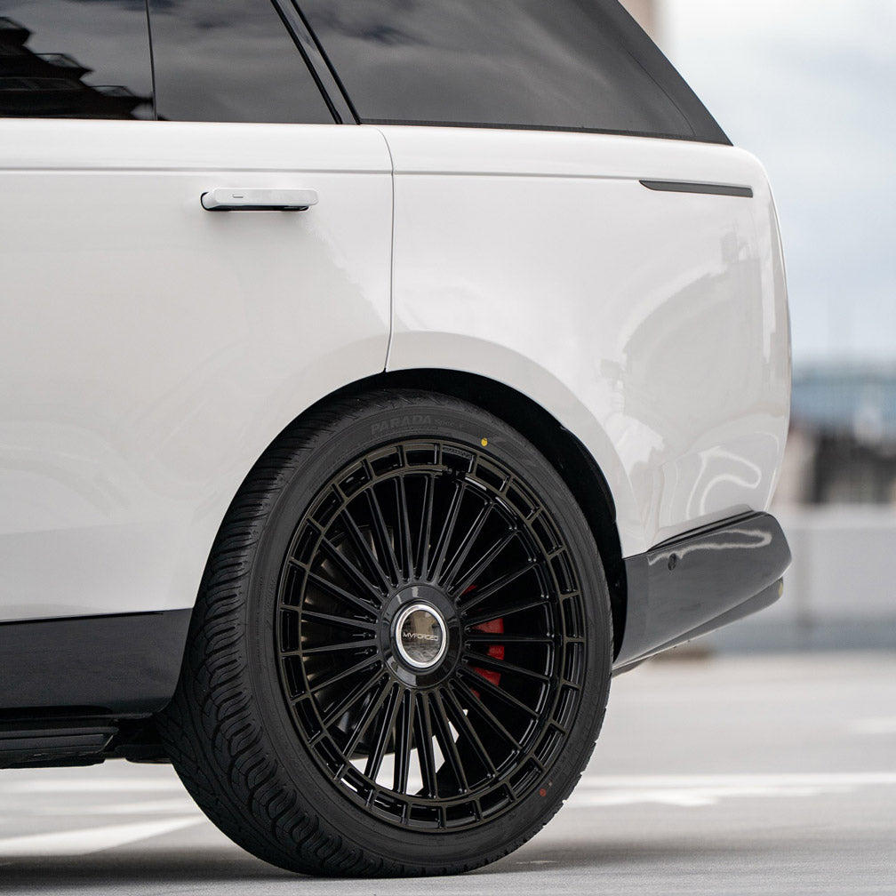 22" MV Forged MVF40 Black 22x9 22x10.5 Concave Wheels Rims Fits Tesla Model X