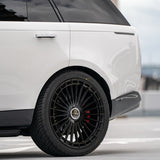 22" MV Forged MVF40 Black 22x9 22x10.5 Concave Wheels Rims Fits Tesla Model X