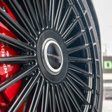 24" MV Forged MVF40 24x10 Black Concave Forged Wheels Rims Fits Range Rover