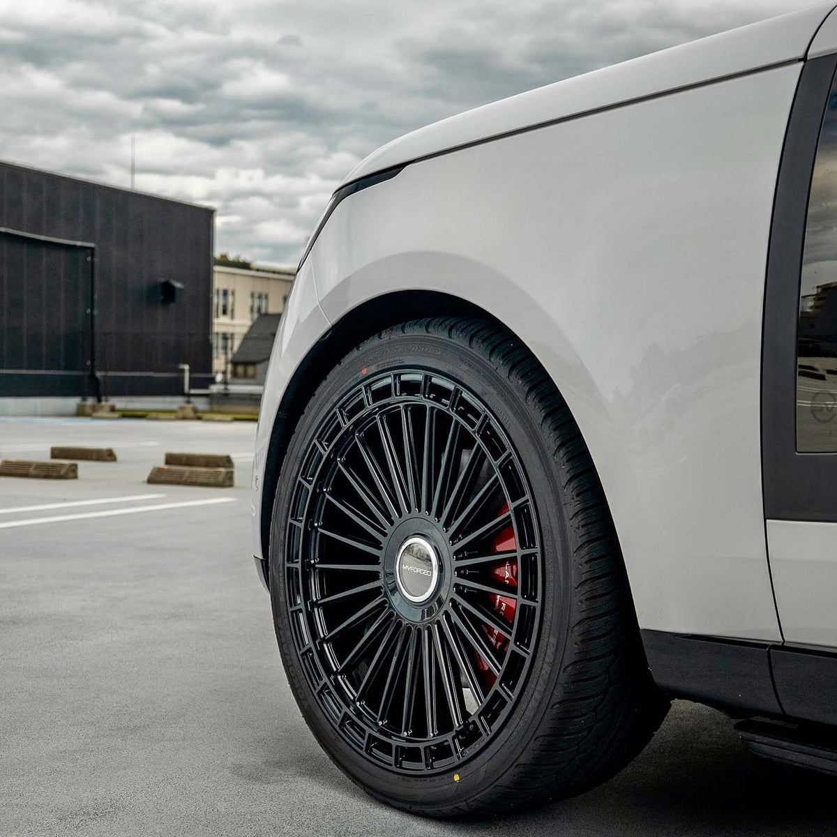 24" MV Forged MVF40 24x10 Black Concave Forged Wheels Rims Fits Range Rover