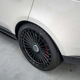 24" MV Forged MVF40 24x10 Black Concave Forged Wheels Rims Fits Range Rover