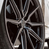 20" Vossen HF3 Black 20X10 20X10.5 1183 Concave Wheels Rims Fits BMW E70 X5