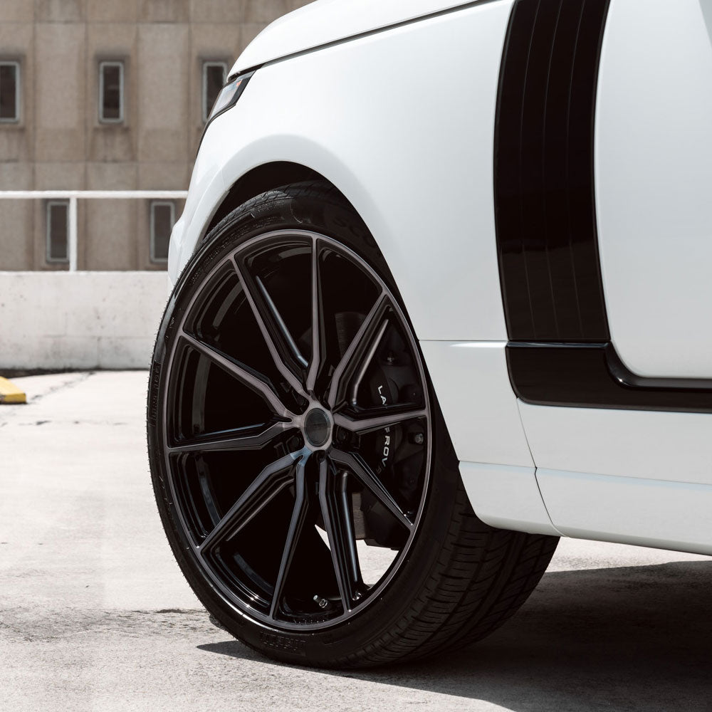 20" Vossen HF3 Black 20X10 20X11 1261 Concave Wheels Rims Fits Nissan GT-R