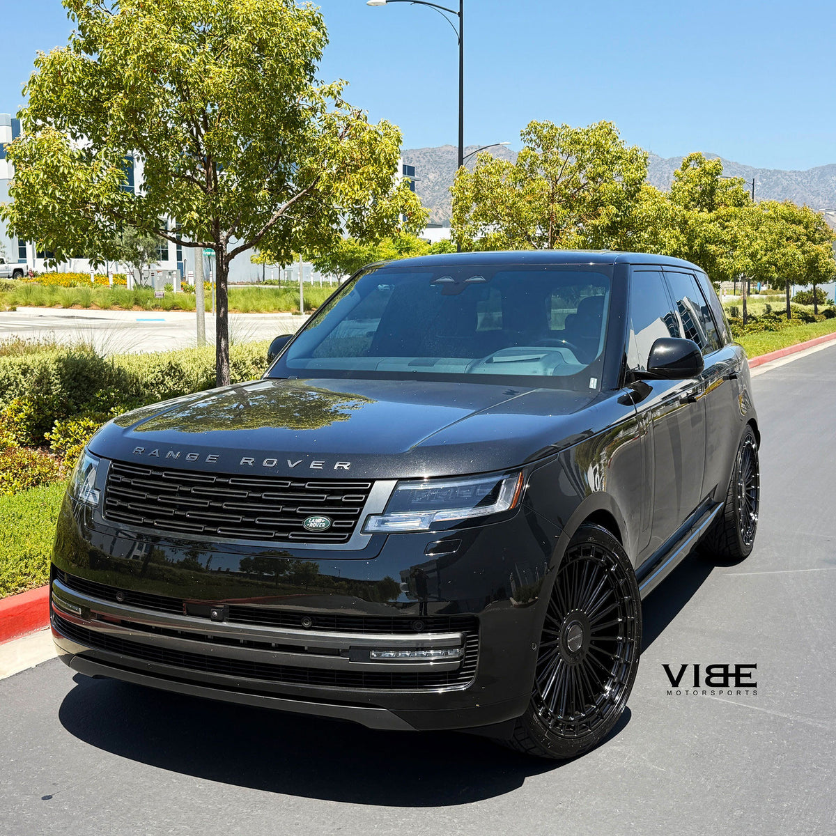 24" MV Forged MVF40 24x10 Black Concave Forged Wheels Rims Fits Range Rover