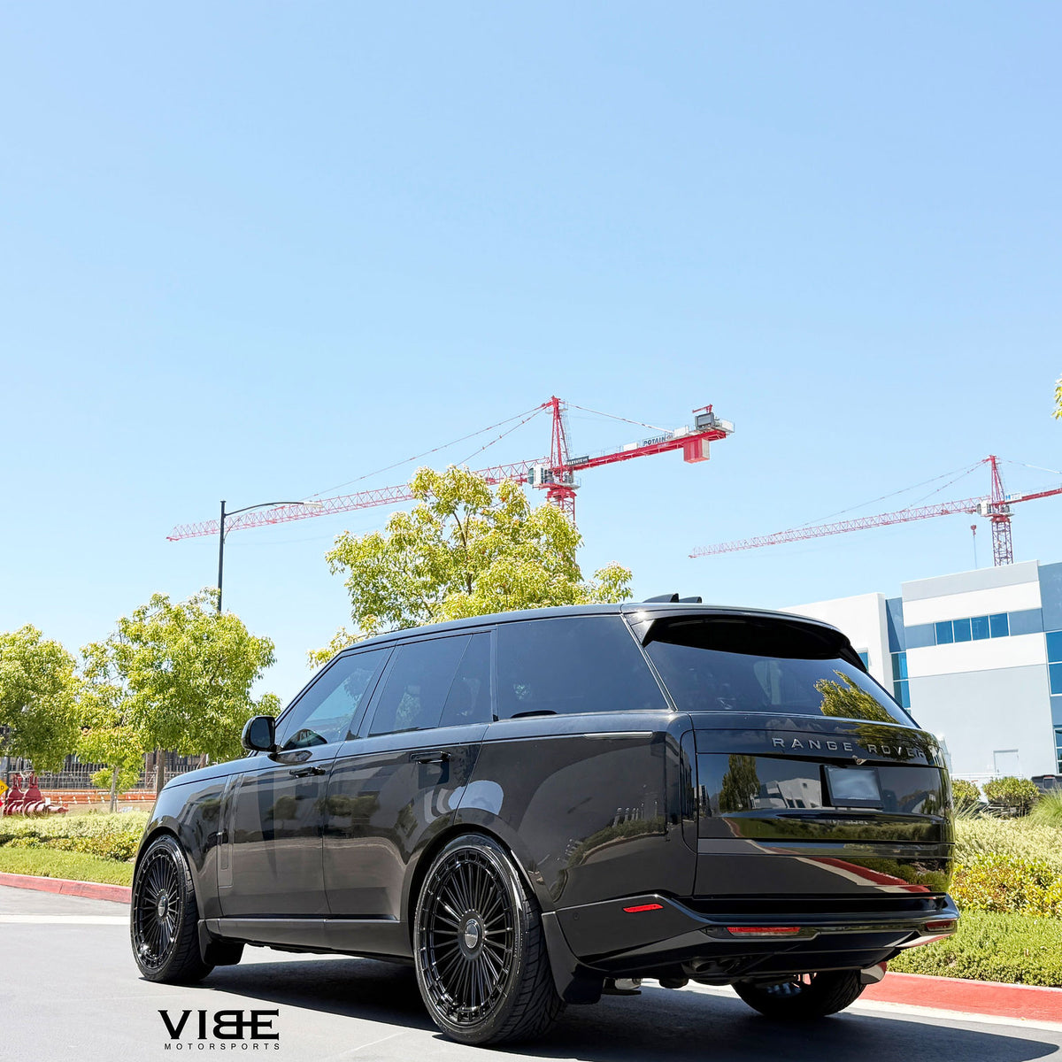 24" MV Forged MVF40 24x10 Black Concave Forged Wheels Rims Fits Range Rover