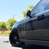 24" MV Forged MVF40 24x10 Black Concave Forged Wheels Rims Fits Range Rover
