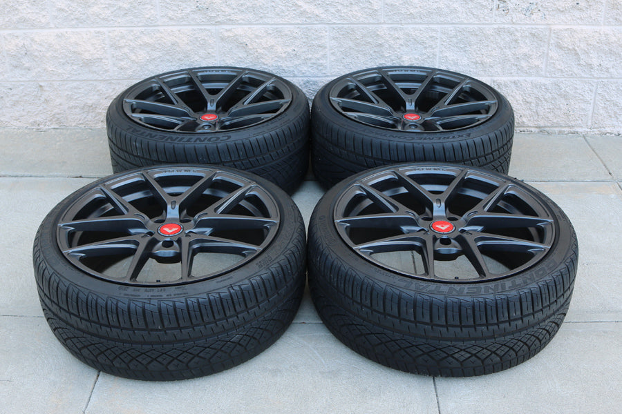 20" VORSTEINER V-FF 101 CONCAVE WHEELS RIMS CONTINETAL TIRES FITS LEXUS GS350
