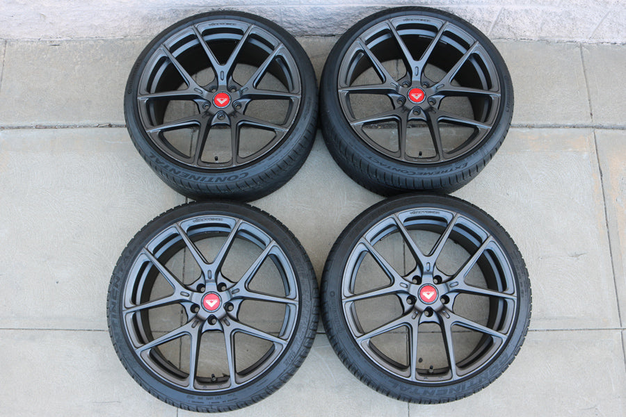 20" VORSTEINER V-FF 101 CONCAVE WHEELS RIMS CONTINETAL TIRES FITS LEXUS GS350