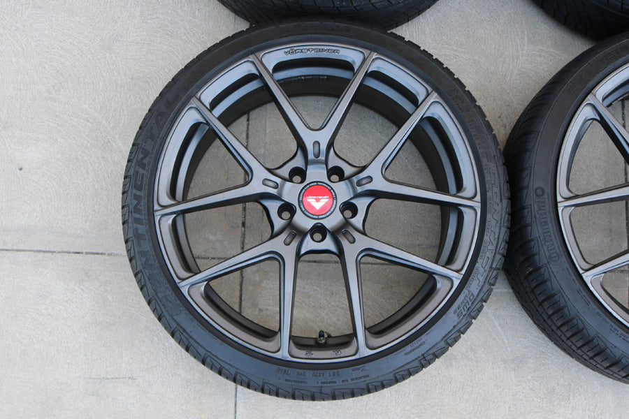 20" VORSTEINER V-FF 101 CONCAVE WHEELS RIMS CONTINETAL TIRES FITS LEXUS GS350