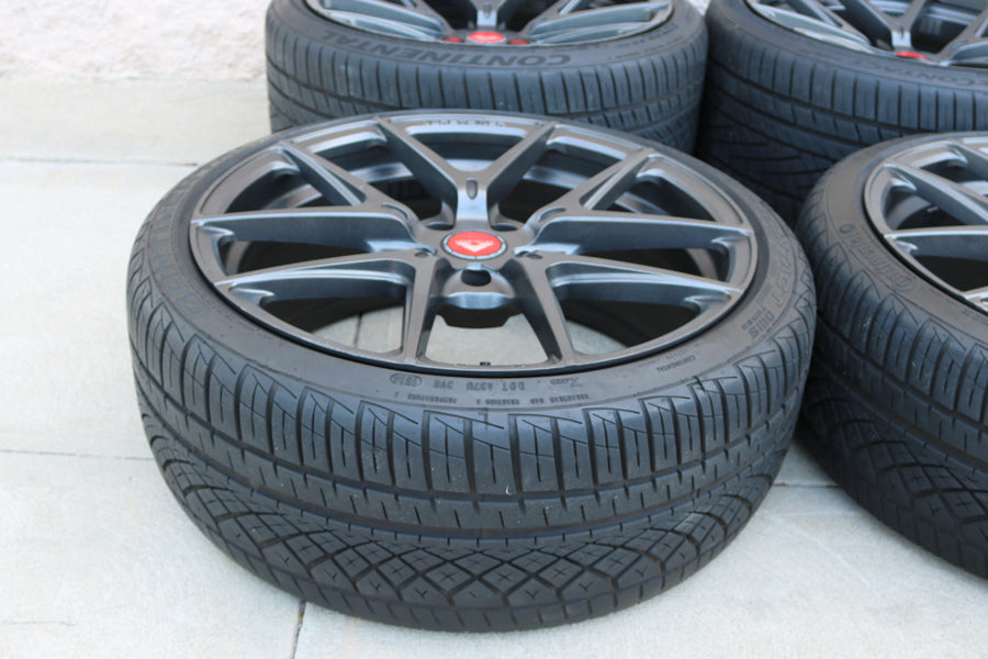 20" VORSTEINER V-FF 101 CONCAVE WHEELS RIMS CONTINETAL TIRES FITS LEXUS GS350