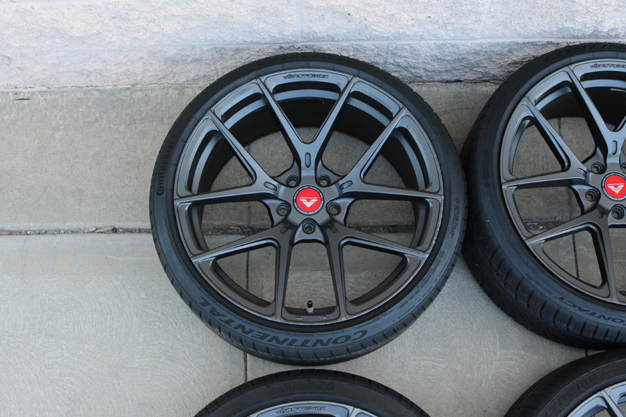 20" VORSTEINER V-FF 101 CONCAVE WHEELS RIMS CONTINETAL TIRES FITS LEXUS GS350