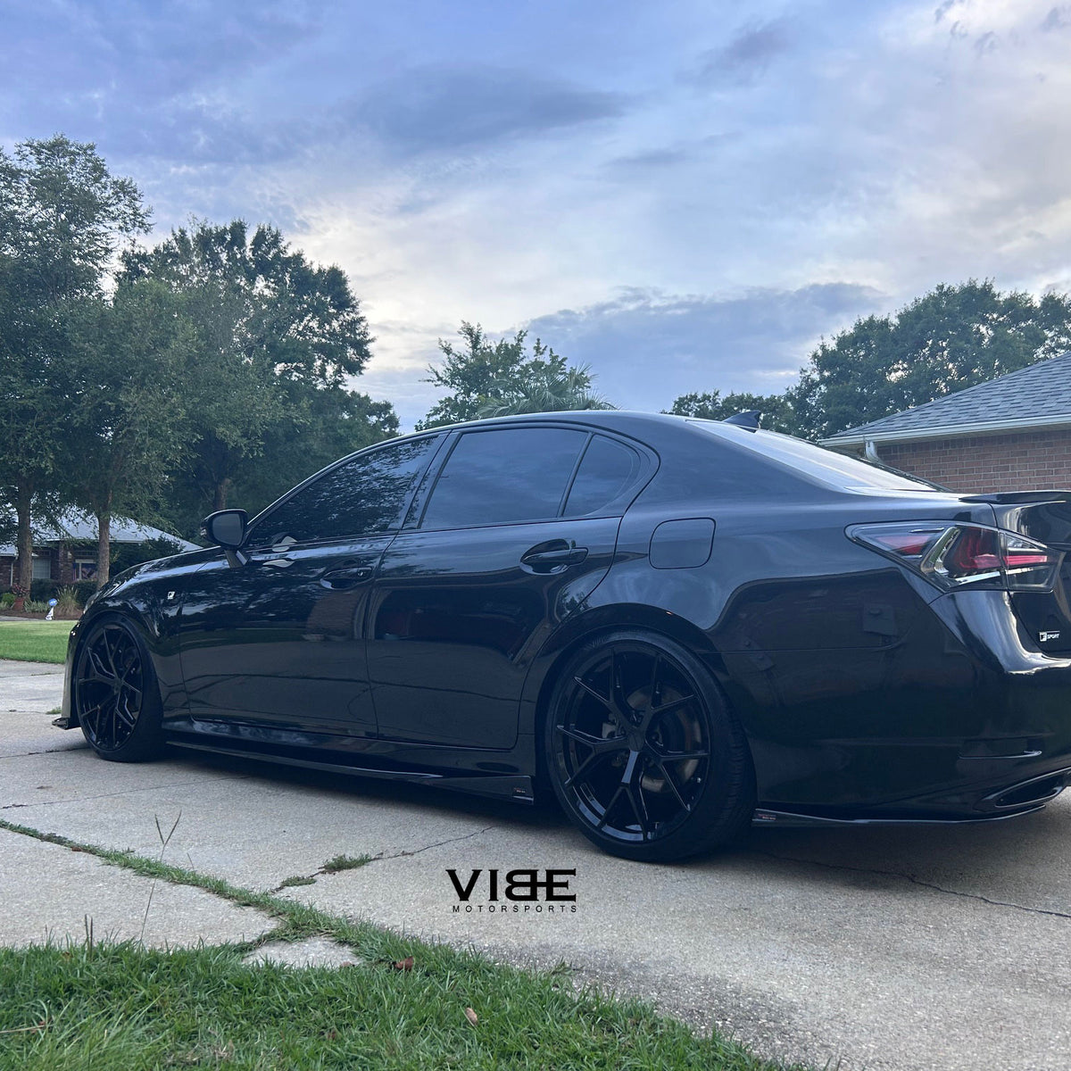 19" Stance SF14 Black 19x8.5 19x9.5 Wheels Rims Fits Lexus GS350 GS450