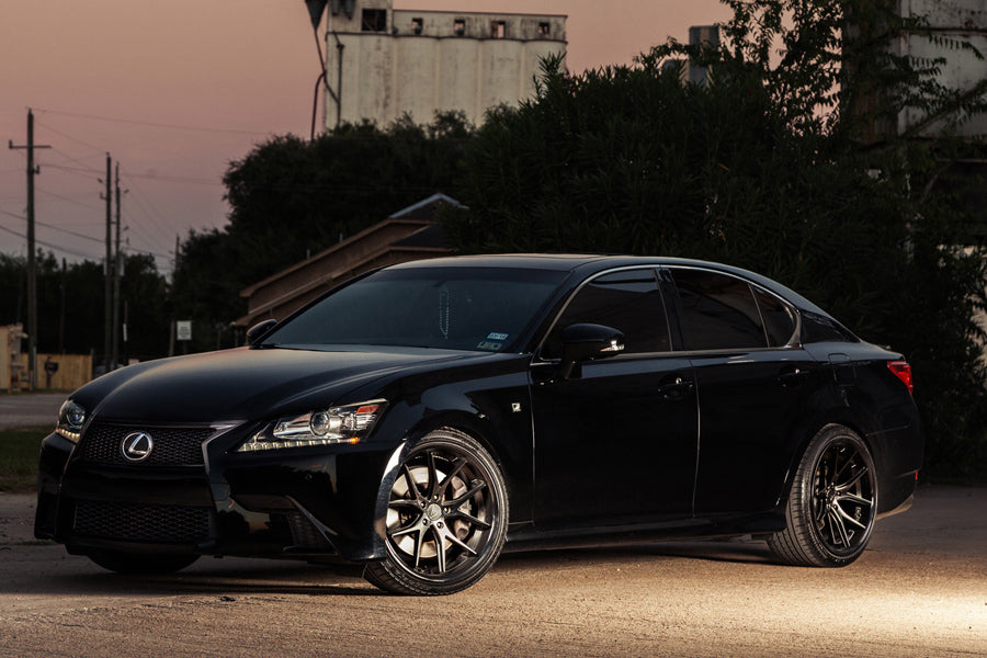 20" FERRADA FR2 BLACK CONCAVE WHEELS RIMS FITS BENZ W218 CLS550 CLS63