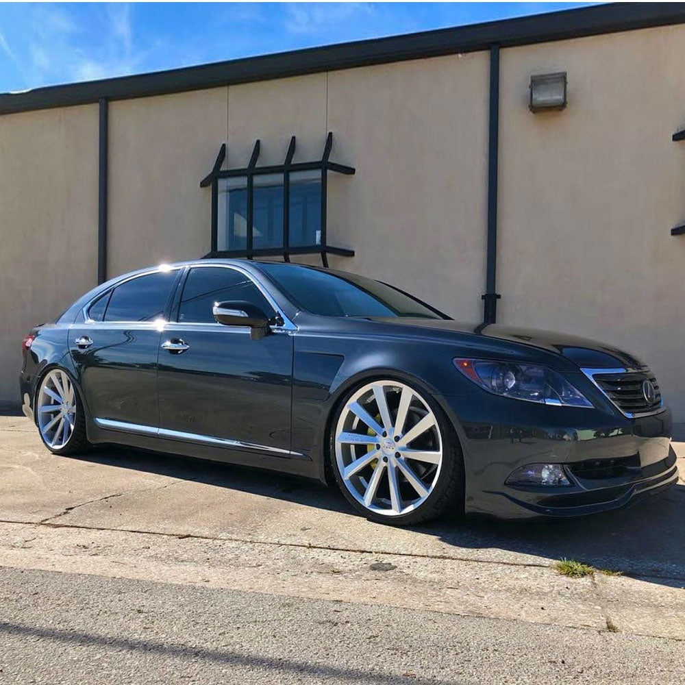 20" Koko Kuture Kapan Silver 20x9 20x10.5 Concave Wheels Rims Fits Honda Accord