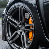 20" Vossen HF1 Grey 20x9.5 20x9.5 1385 Concave Wheels Rims Fits Land Rover LR4