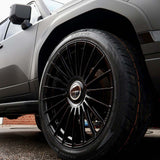 22" Vossen HF8 Gloss Black 22x9.5 Concave Wheels Rims Fits Lexus GX460