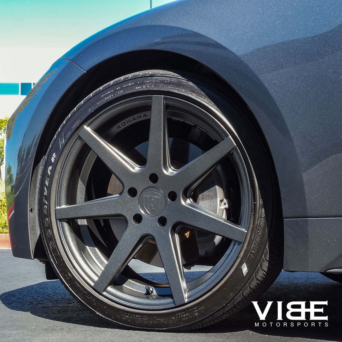 19" ROHANA RC7 GRAPHITE CONCAVE WHEELS RIMS FITS LEXUS IS250 IS350