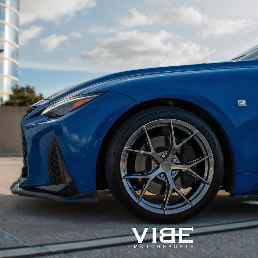 19" Stance SF14 Hyper Black Concave Wheels Fits Lexus IS200 IS250 IS350