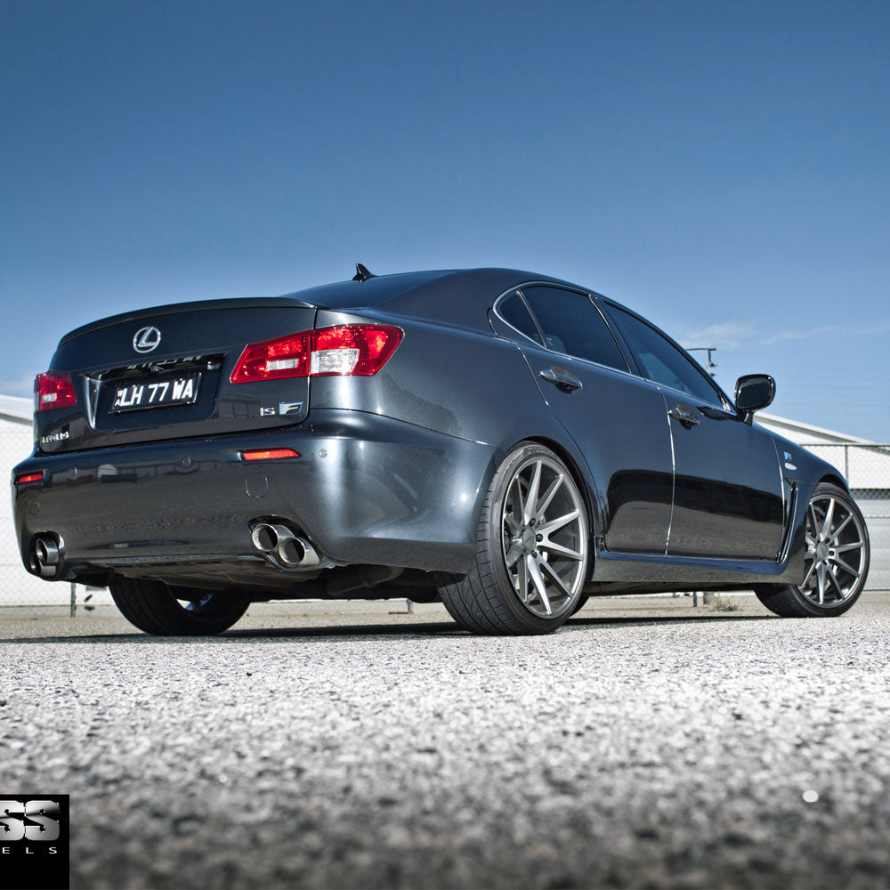 20" Vossen VFS-1 Silver 20x8.5 20x9.5 Wheels Rims Fits Lexus GS200 GS350 GS450