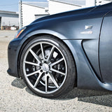 20" Vossen VFS-1 Silver 20x8.5 20x9.5 Wheels Rims Fits Lexus GS200 GS350 GS450