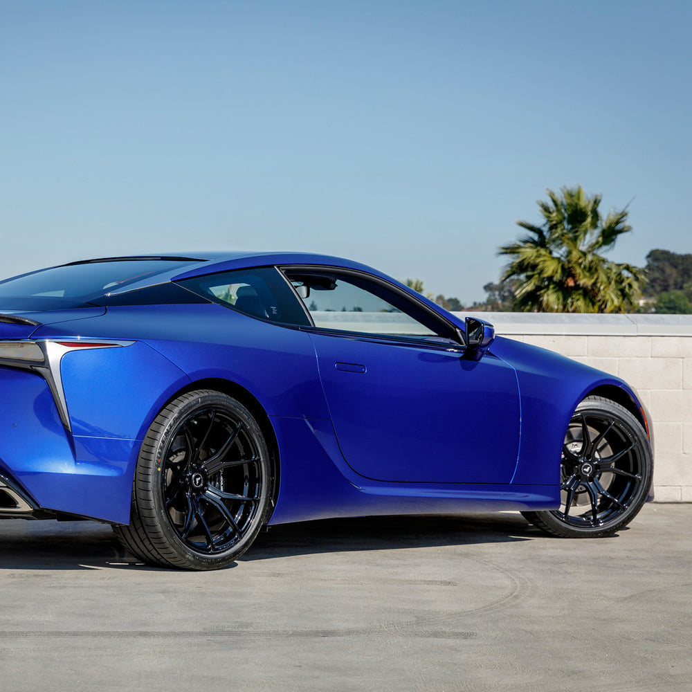 21" Vorsteiner V-FF 103 Forged Black Concave Wheels Rims Fits Lexus LC500 LC500h