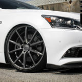 19" Vossen VFS-1 Grey 19x9 19x10 Forged Concave Wheels Rims Fits Lexus LS430