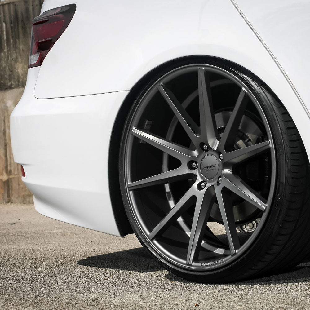 19" Vossen VFS-1 Grey 19x8.5 19x10 Forged Wheels Rims Fits Infiniti Q50 Q50S