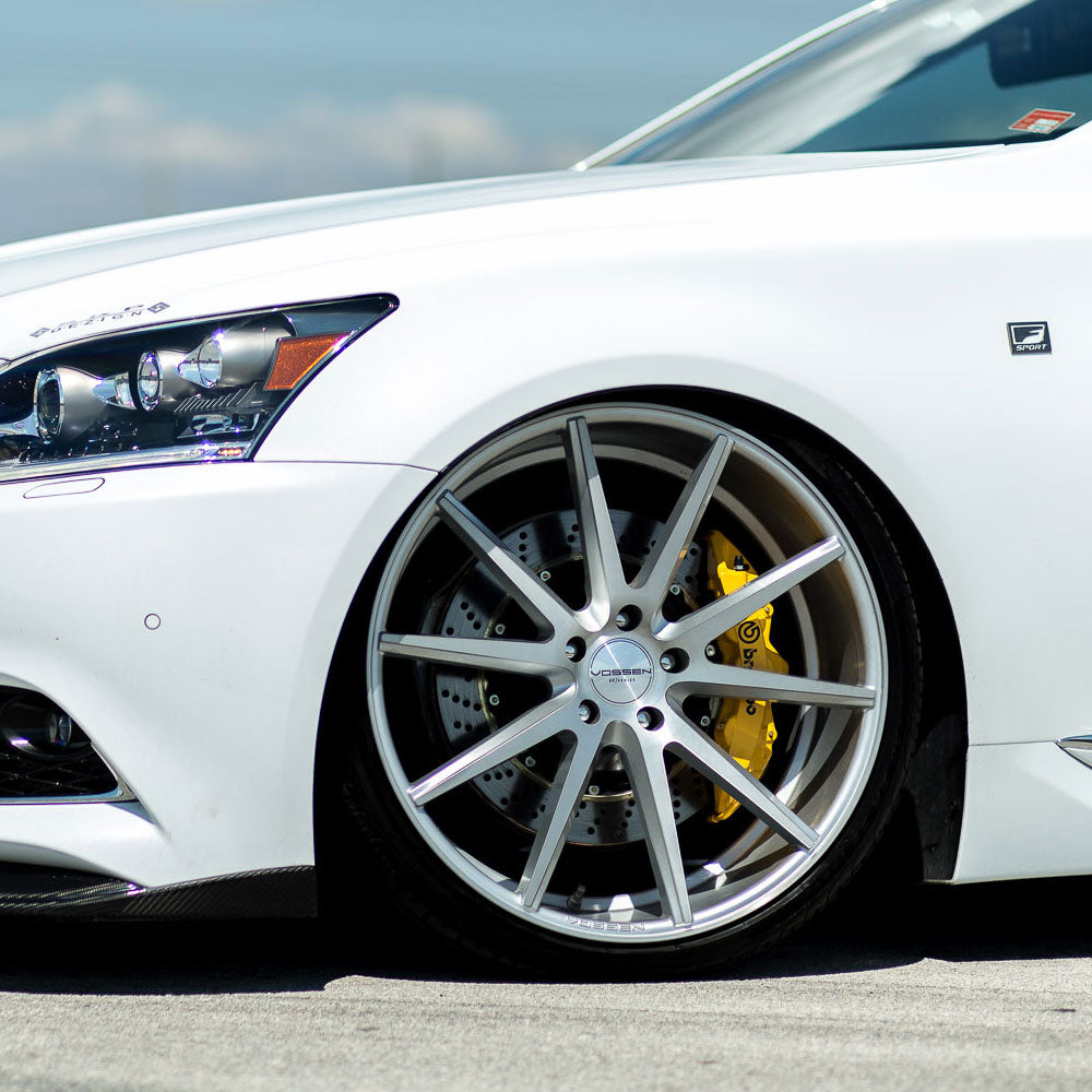 20" Vossen VFS-1 Silver 20x8.5 20x9.5 Wheels Rims Fits Lexus IS200 IS250 IS350