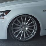 20" Vossen VFS-2 Silver 20x8.5 20x10 Forged Wheels Rims Fits Benz E350 E550 E63
