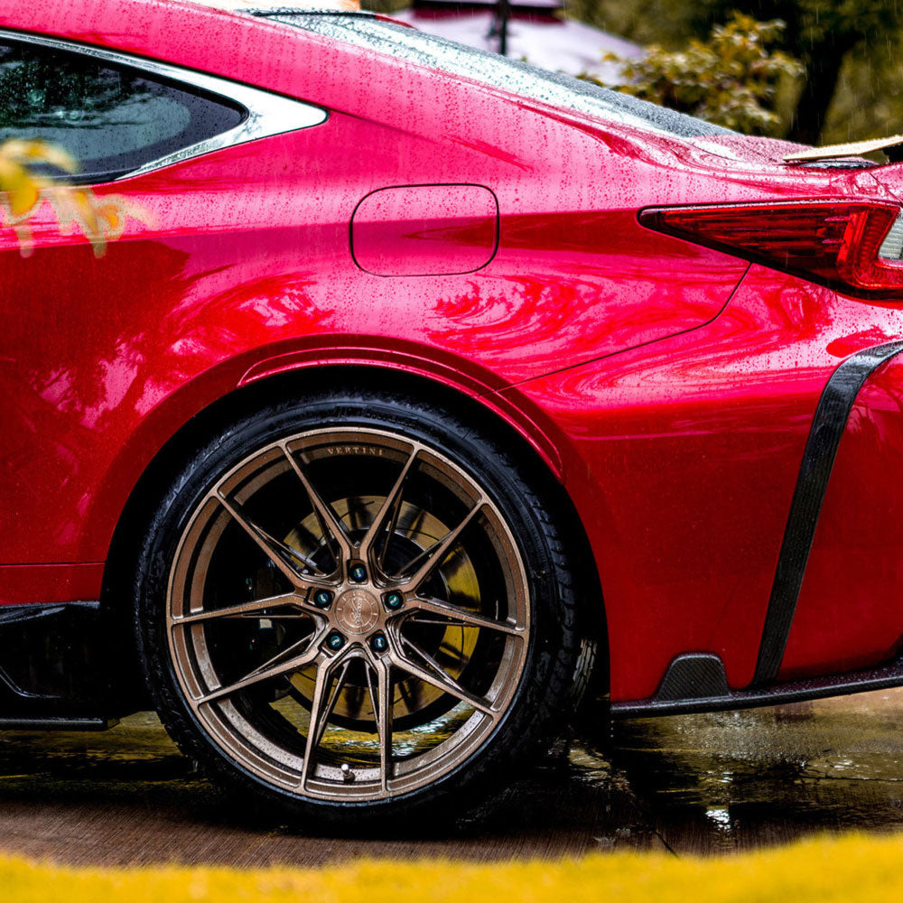 20" Vertini RFS1.8 Black 20x9 20x10.5 Concave Wheels Rims Fits Jaguar F-Type