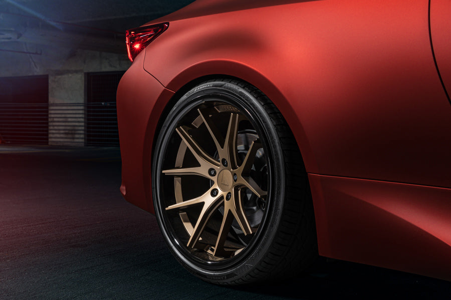 19" FERRADA FR2 BRONZE CONCAVE WHEELS RIMS FITS LEXUS ISF