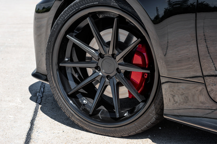 20" FERRADA FR4 BLACK CONCAVE WHEELS RIMS FITS BMW F15 X5