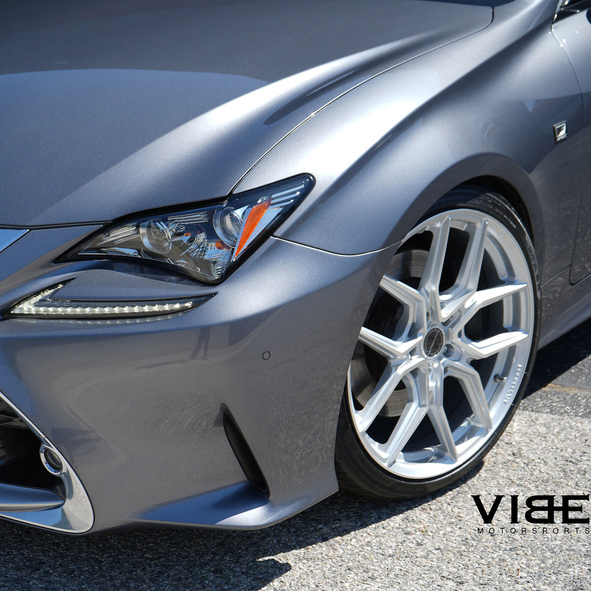 20" MV Forged MVF5 Silver 20X9 20X10.5 Wheels Rims Fits Lexus RC300 RC350