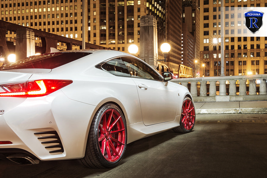 20" ROHANA RFX1 RED FORGED CONCAVE WHEELS RIMS FITS BENZ W218 CLS550 CLS63