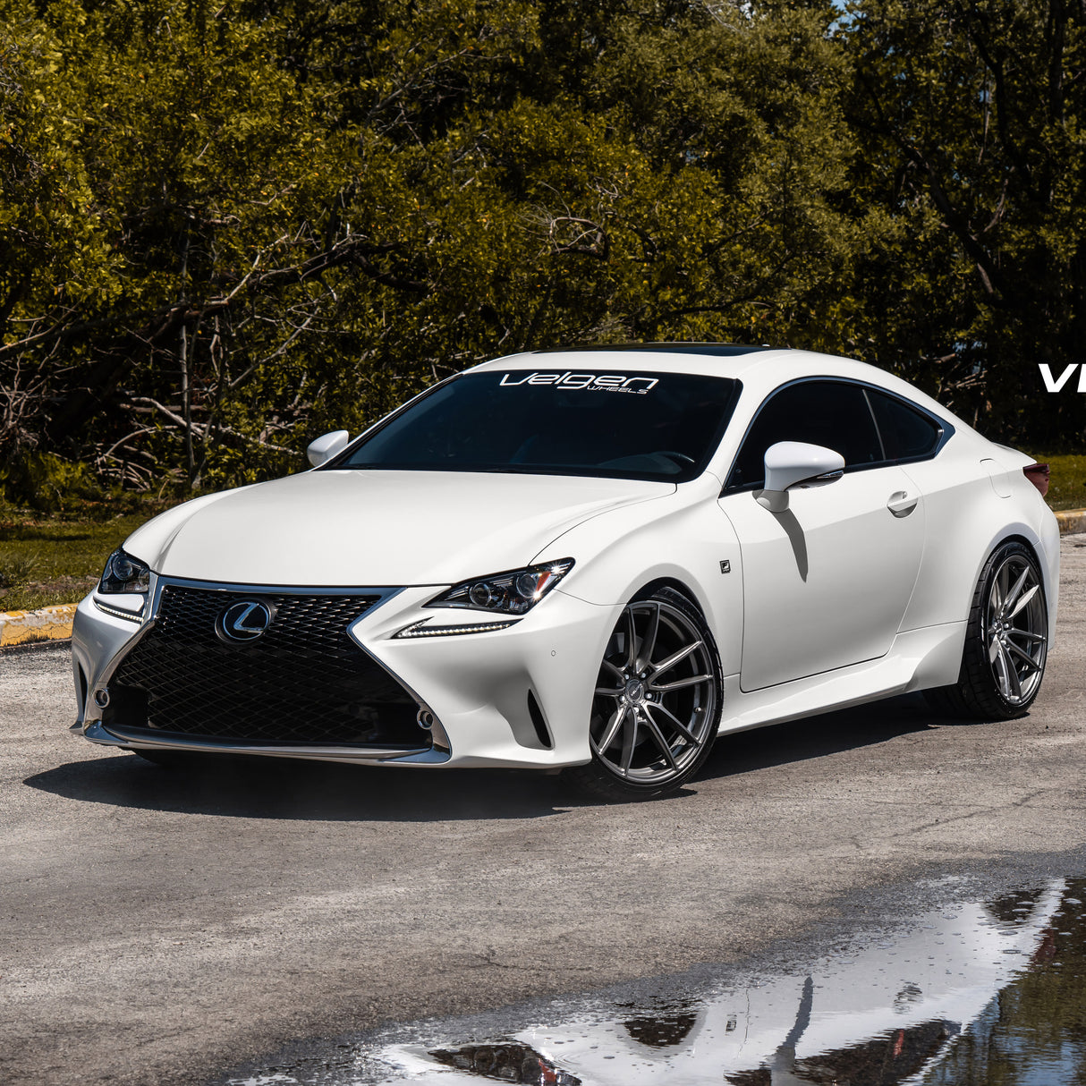 19" Velgen VF5 Gunmetal Concave Wheels Fits Lexus IS200 IS250 IS350
